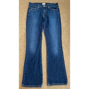 Levis 515 Jeans Womens 6 Mid Rise Bootcut Stretch Dark Wash Flare Y2K Denim